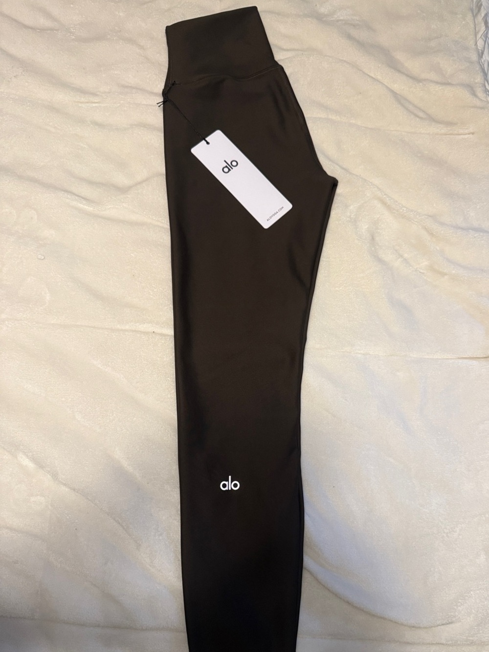 ALO Yoga 7/8 High-Waist Airlift Leggings - Espresso XS